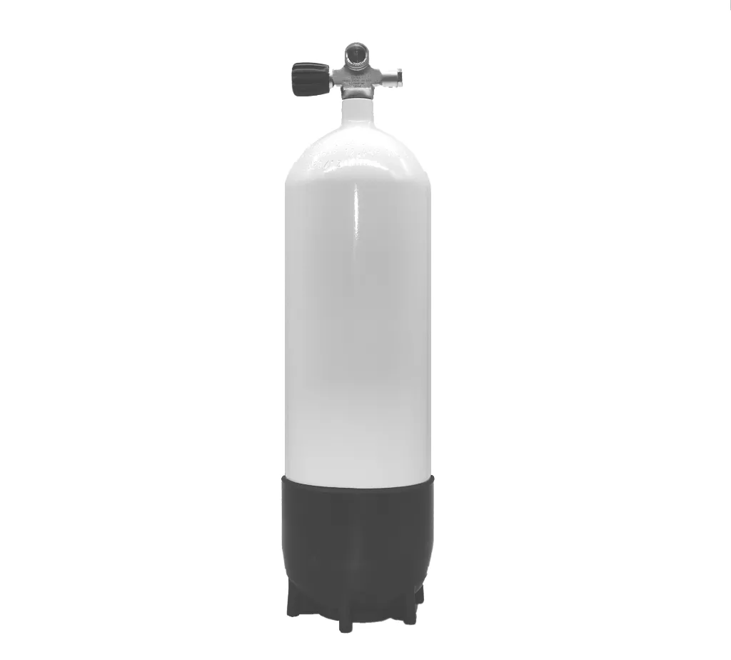 10L, 232 bar cylinder complete