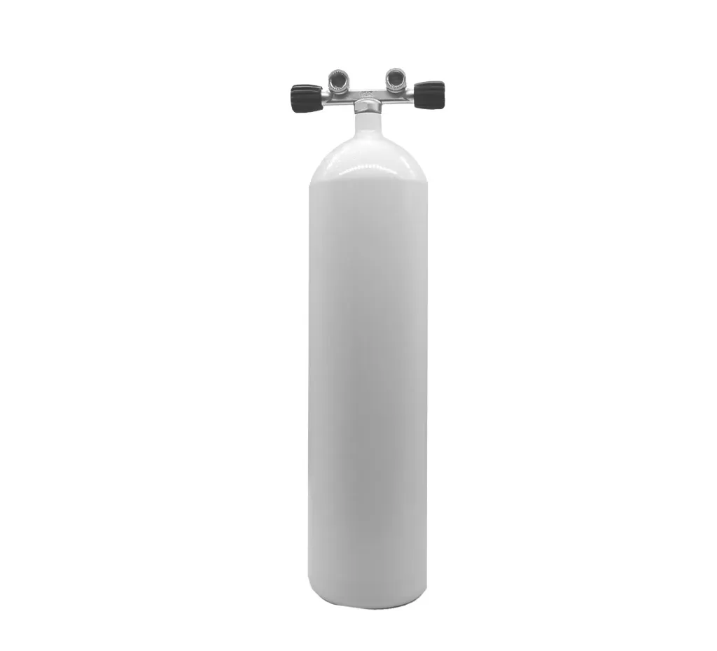12L long, 232 bar, concave dive cylinder  complete
