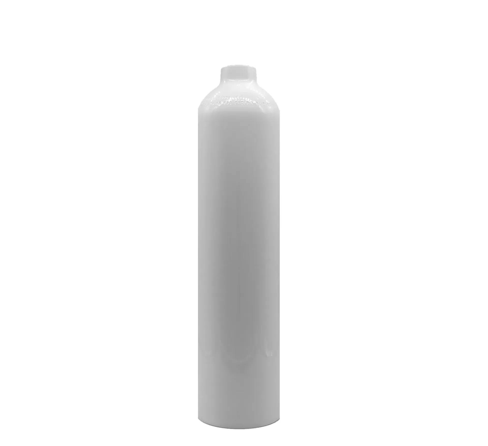 MES 7L/ 200 bar alu cylinder, white