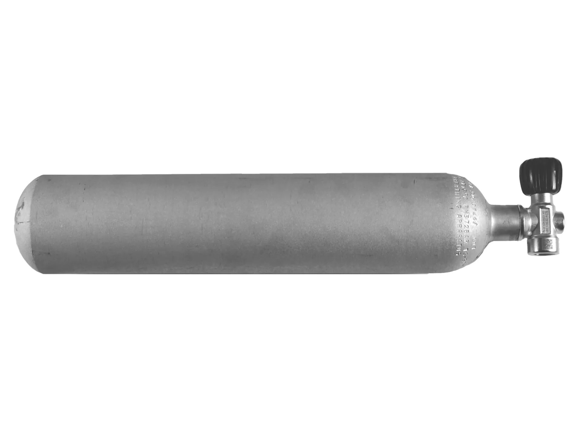 Faber 3 L/ 232 bar hot dipped cylinder, complete