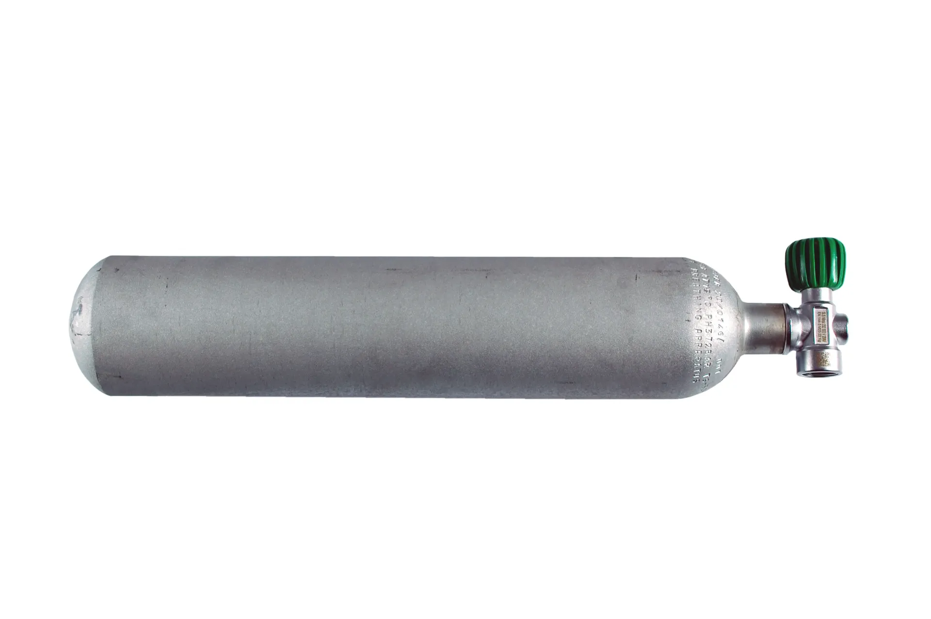 Faber 3 L/ 232 bar hot dipped cylinder, complete