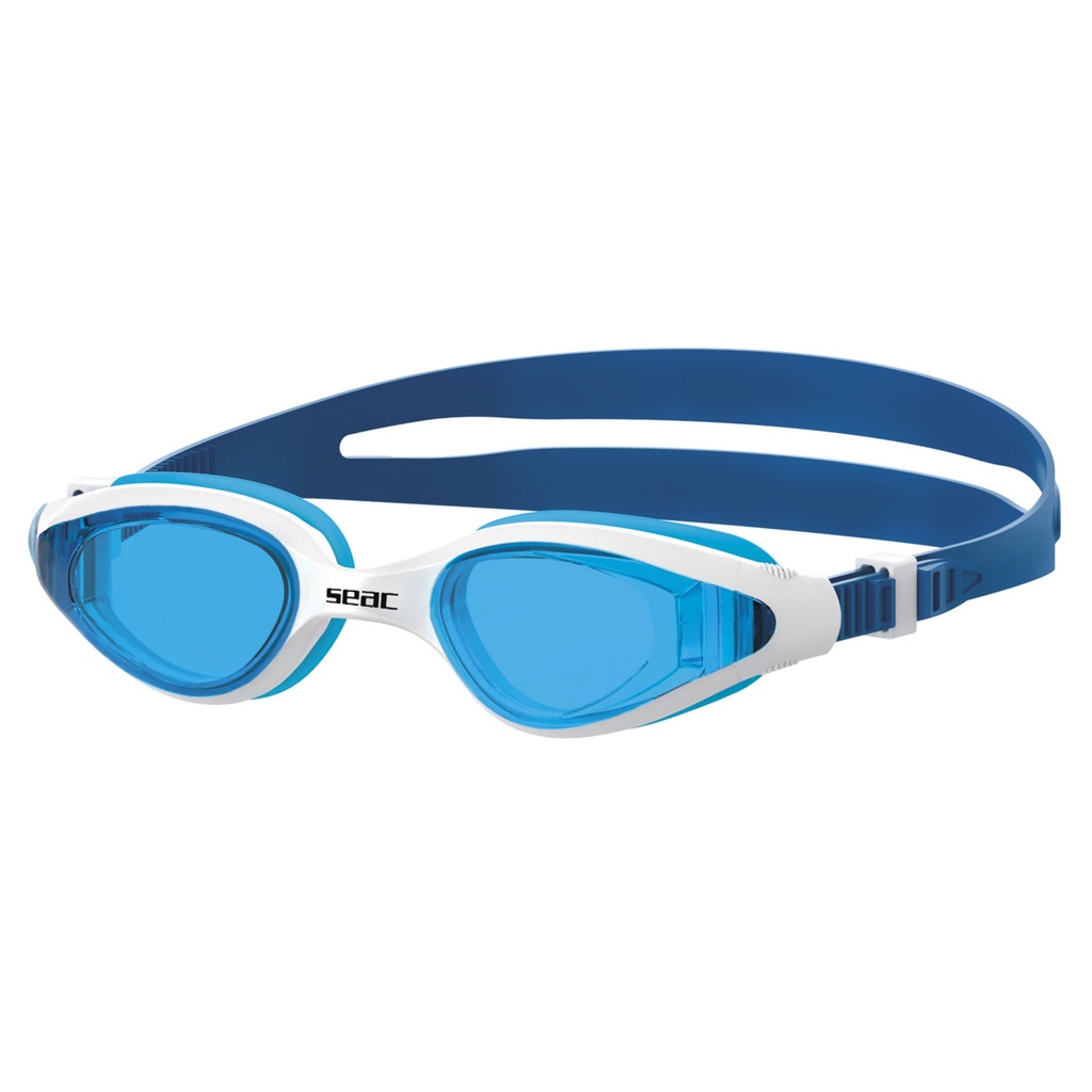 [152-37WAZ] SEAC Swiming Goggles  Ritmo White/Blue
