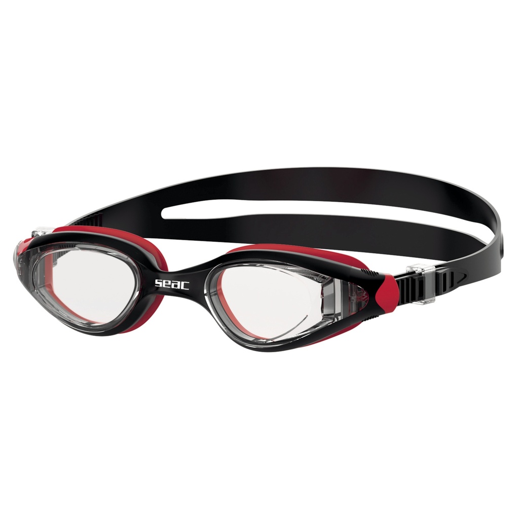 [152-37NR] SEAC Swimming Goggles Ritmo Black/Red