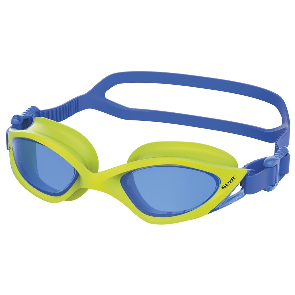 [152-72LAZ] SEAC Swimming Goggles Viper  Lime/Blue