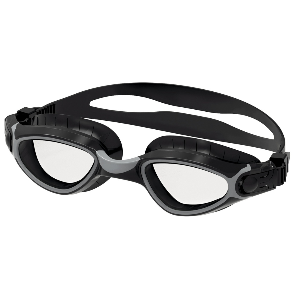 SEAC Swimming Googles Ais Black Silver-Clear Lenses