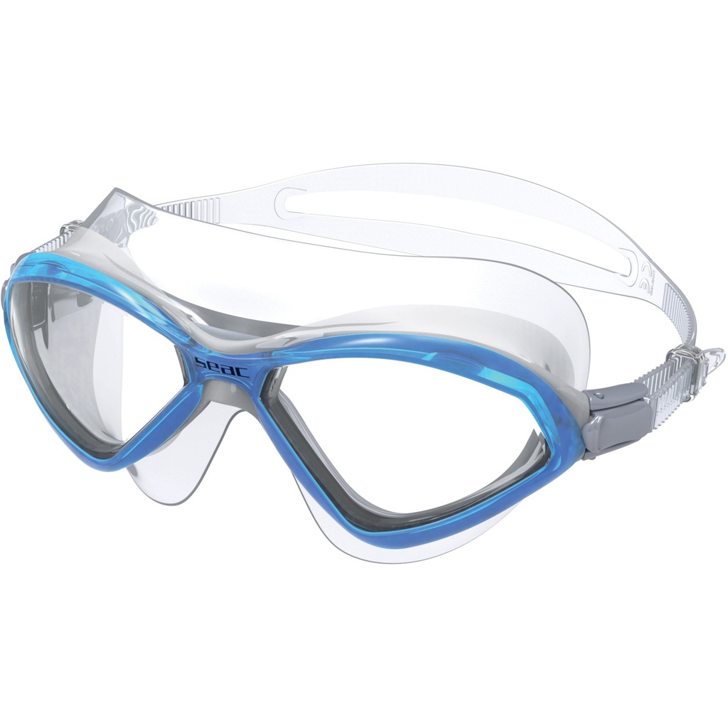 [152-50BT/LT] SEAC Swimming Googles Diablo Clear Blu-Clear Lenses