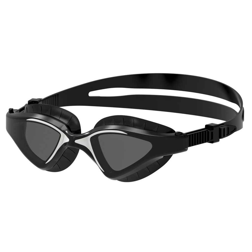 [152-55NW/LF] SEAC Swimming Googles Lyn Black White-Dark Lenses