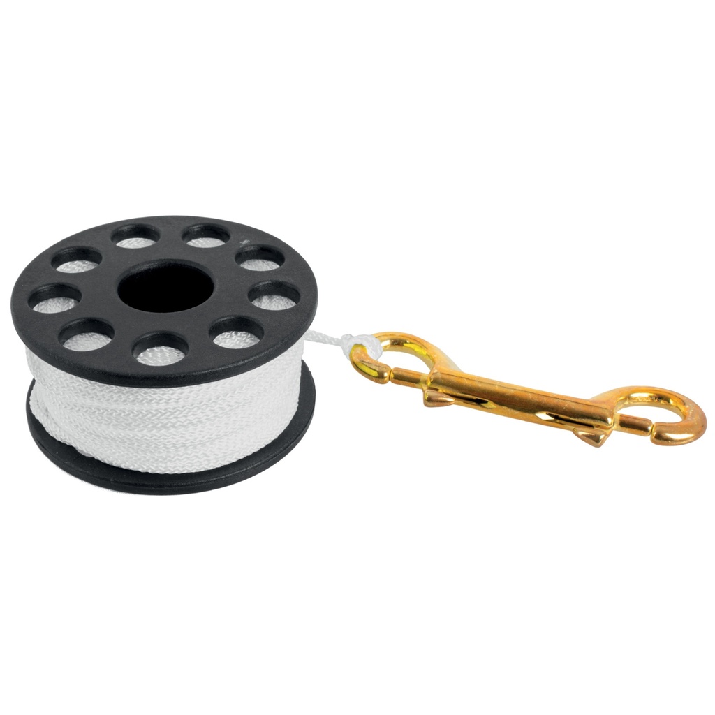 [2068] SEAC Spool Reel Double Hook With Carabineer And Rope