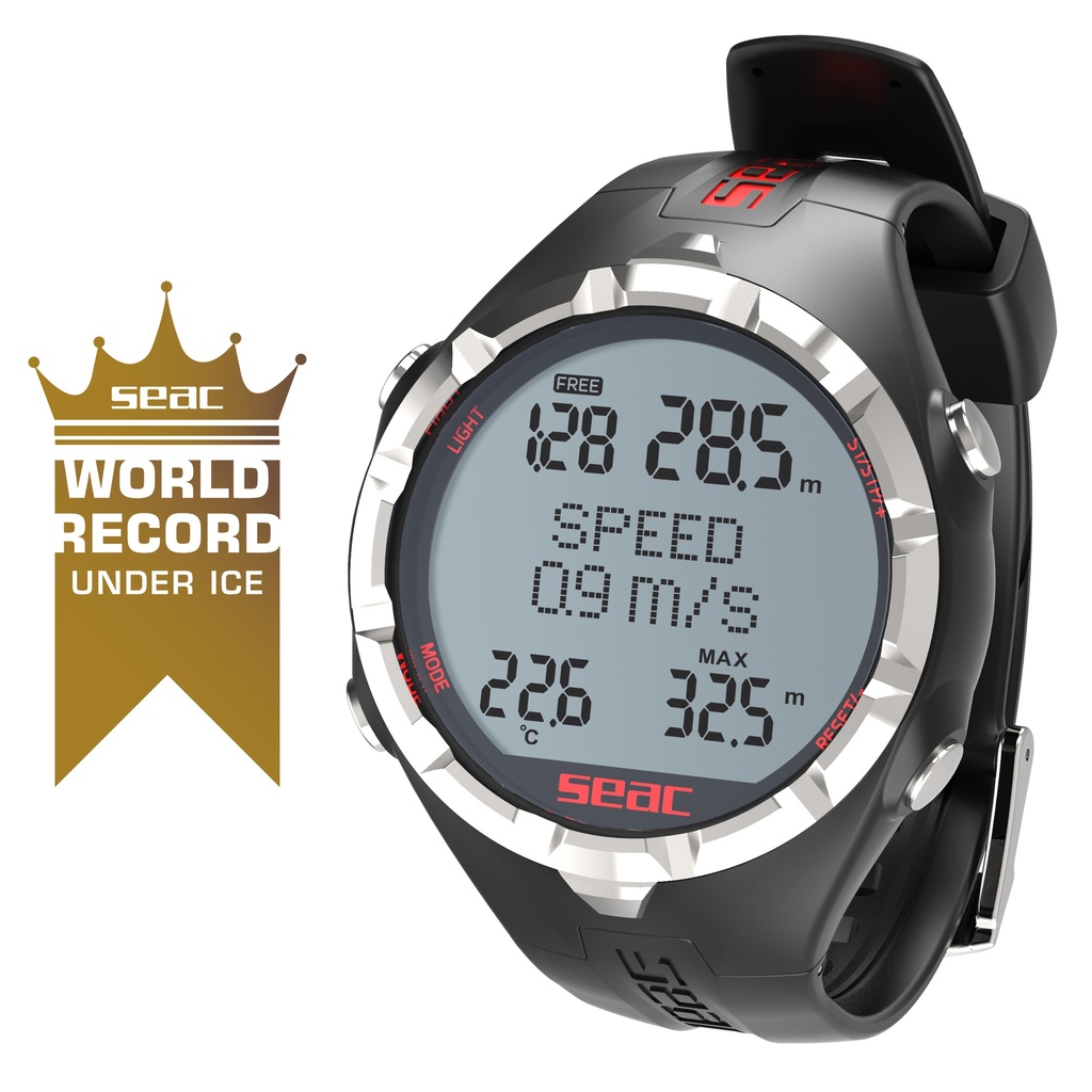 [160-30NR] SEAC Computer Apnea Black/Red