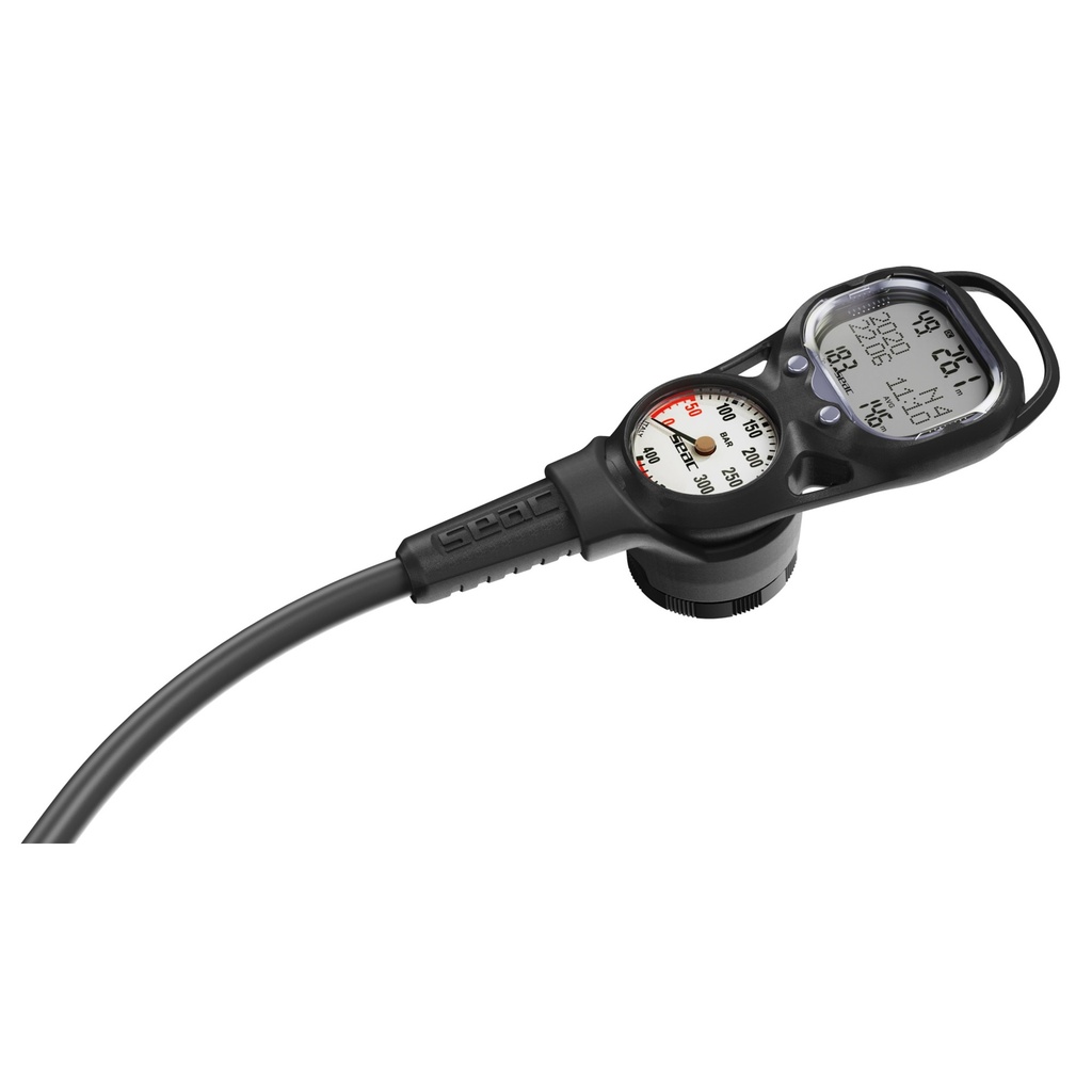 [160-17] SEAC Consolle Screen  Black + Pressure Gauge Bar + Compass