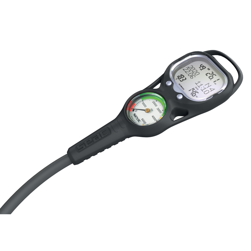 [160-11] SEAC Consolle Screen Black + Pressure Gauge  Psi